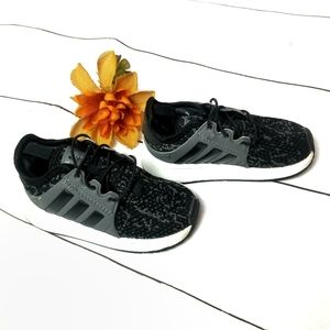 Adidas Black Gray Toddler BoyShoes Sz 6c